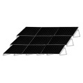 3-reihiges Solar-Montagesystem, silber, Quer-Verlegung, Montageart w&auml;hlbar