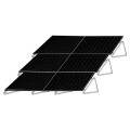 3-reihiges Solar-Montagesystem, schwarz, Quer-Verlegung, Montageart w&auml;hlbar