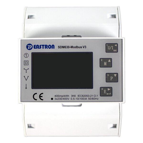 Growatt Smart Meter 3phasig Eastron SDM630-Modbus V3 / Chint DTSU666 Überwachung