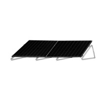 1-reihiges Solar-Montagesystem, silber, Quer-Verlegung, Montageart w&auml;hlbar
