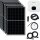 3000 Watt batteriekompatible Solaranlage mit Aufputzsteckdose, Growatt XH Wechselrichter, Solarspace