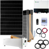 4600 Watt Hybrid Solaranlage, Komplettset einphasig 5 kWh...