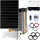 4600 Watt Hybrid Solaranlage, Komplettset einphasig 5 kWh Lithiumspeicher, EcoDelta