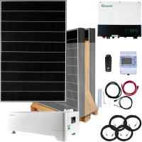 4000 Watt Hybrid Solaranlage, Komplettset einphasig 5 kWh...