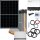 4000 Watt Hybrid Solaranlage, Komplettset einphasig 5 kWh Lithiumspeicher, Astronergy
