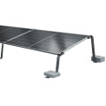 1-reihiges Solar-Montagesystem Aerocompact G15 Quer-Verlegung Freifl&auml;che Aerocompact f&uuml;r 2 Module Schwarz