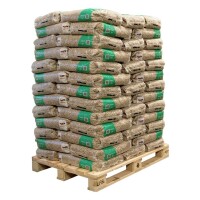 Premium Holzpellets 15Kg Sackware ENplus A1 1 Palette 65...