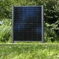 PV Zaun 2.0 Lieckipedia Solarzaun - Hochkant - System 1,85m Pfosten + Pfostentr&auml;ger mit Platte 5 Module ohne Pfostenbeleuchtung