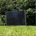 PV Zaun 2.0 Lieckipedia Solarzaun - Quer - System 1,30m Pfosten + Pfostentr&auml;ger mit Platte 5 Module ohne Pfostenbeleuchtung