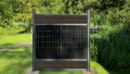 PV Zaun 2.0 Lieckipedia Solarzaun - Quer mit Boards - System 2m Pfosten + Pfostentr&auml;ger mit Platte Siam 9 Module Ohne Pfostenbeleuchtung