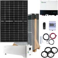 4000 Watt Hybrid Solaranlage, Komplettset einphasig 5 kWh...